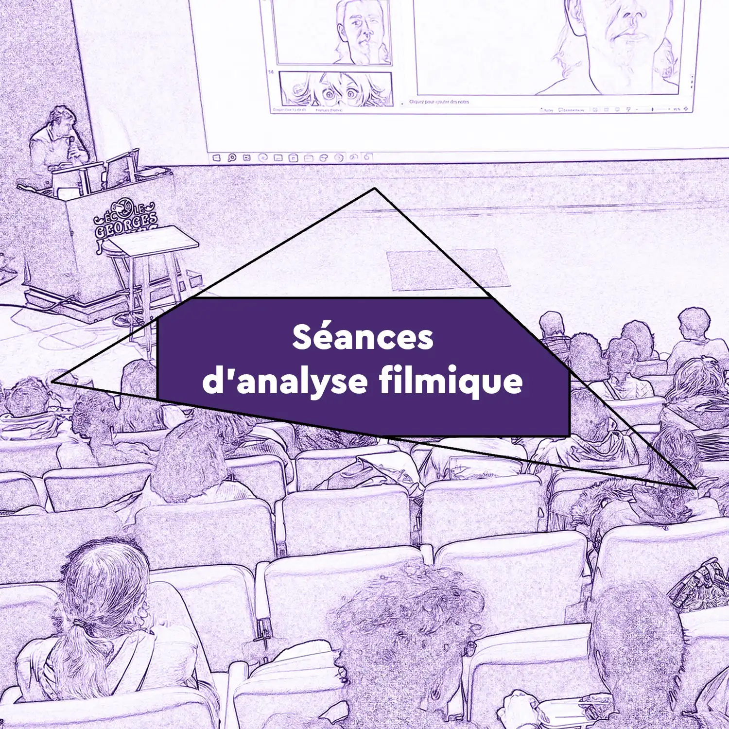 Illustration Analyse filmique crayonnée